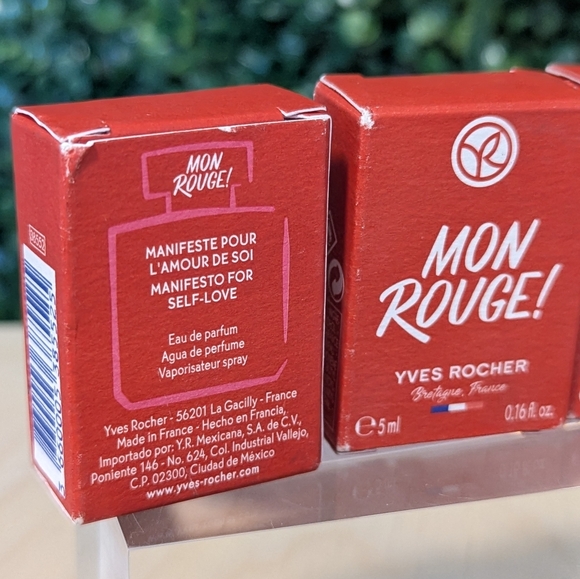 3X Yves Rocher Mon Rouge, 5ml Each - Picture 5 of 5